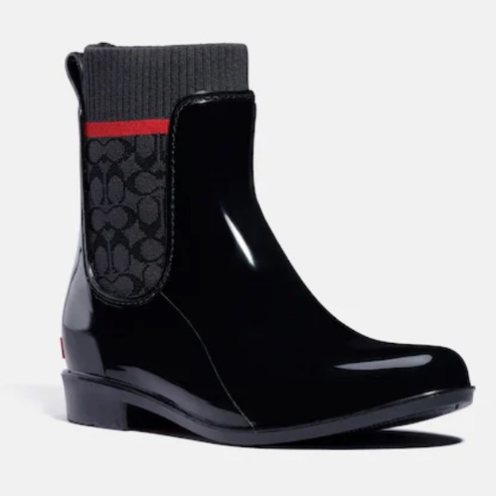 Coach rain bootie